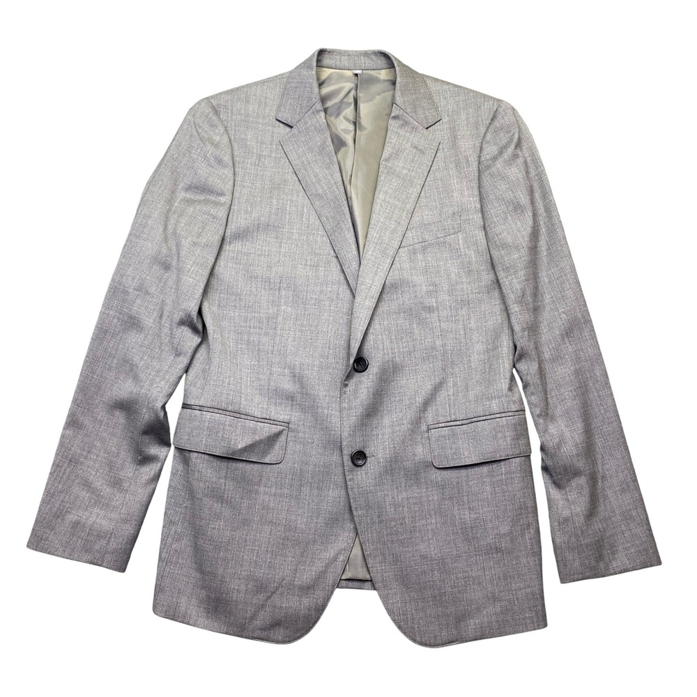 Bonobos Slim Fit Gray Wool Blend Suit Jacket Blazer 38R 15768 Preppy Career